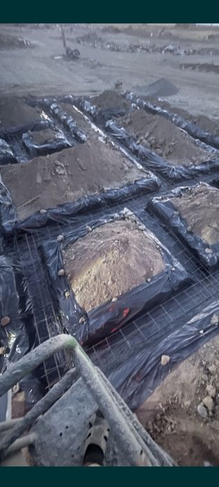 Заливка бетон фундамент