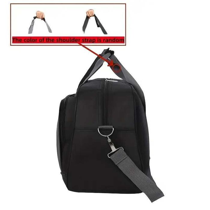 Черен сак с голям джоб от пред.