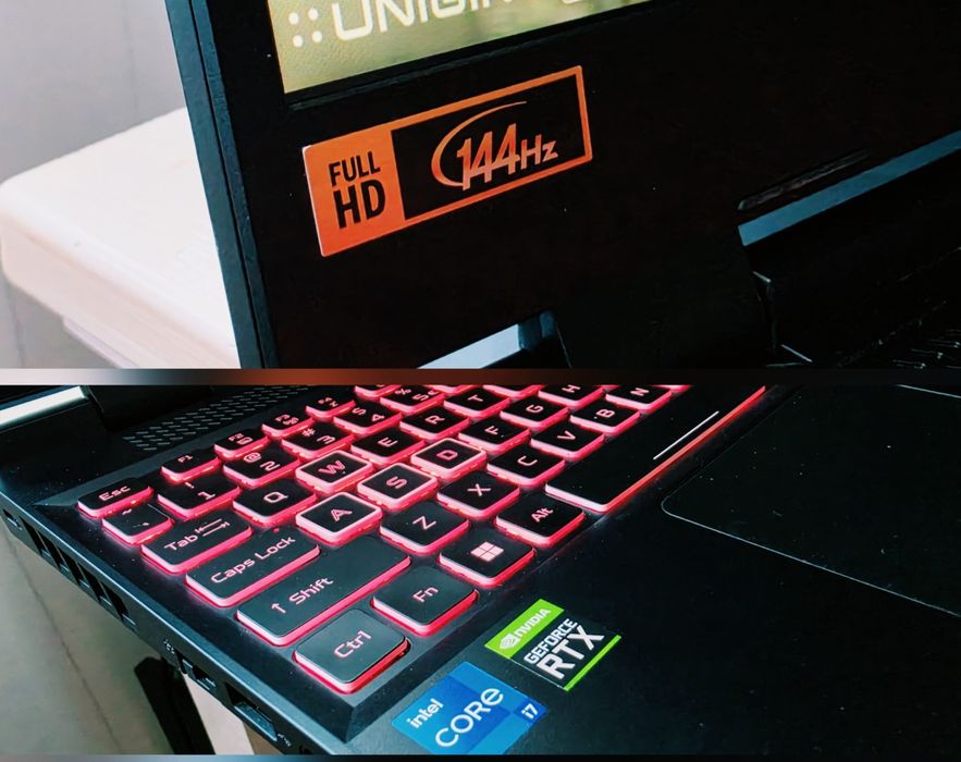 Laptop gaming Acer i7 12700H 16GB RTX 3070Ti 144Hz