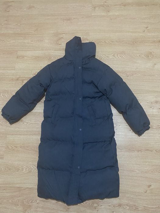 Пуховик новый длинный