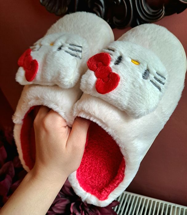 Papuci de casă Hello Kitty papuci damă Hello kitty
