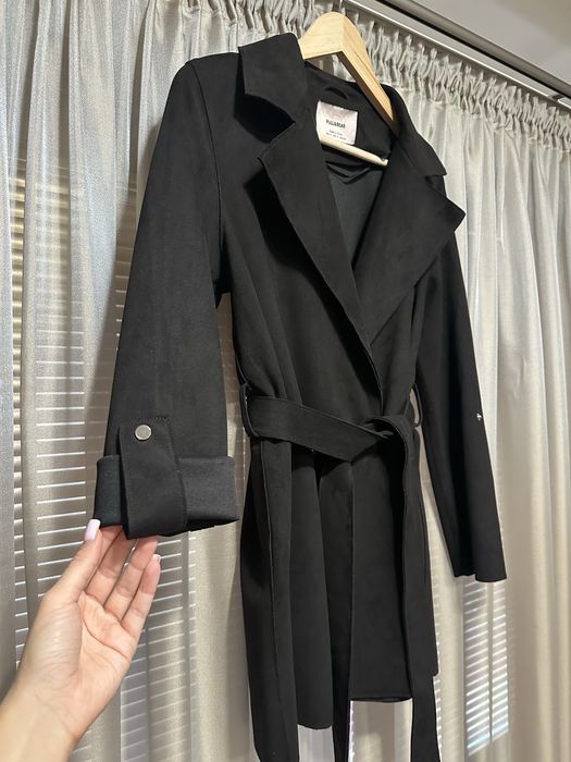 Дамско велурено палто