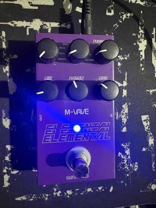 Reverb/delay педален ефект за китара M WAVE