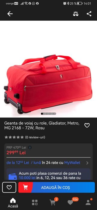 Geanta voiaj Gladiator 105 litri