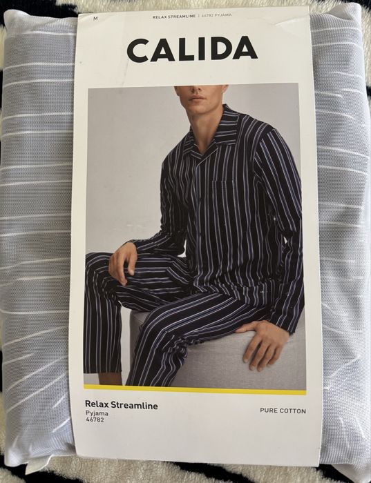 Pijamale premium CALIDA NOI cu etichetă – bumbac 100% – damă & bărbat