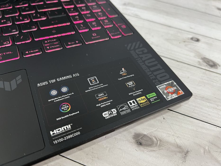 Asus Tuf Ruzen 7 7735H/RTX 4050