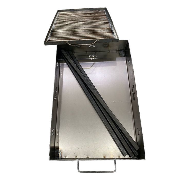 Gratar cu picioare, Chef, Tabla groasa de 2mm L60*l40*H80cm