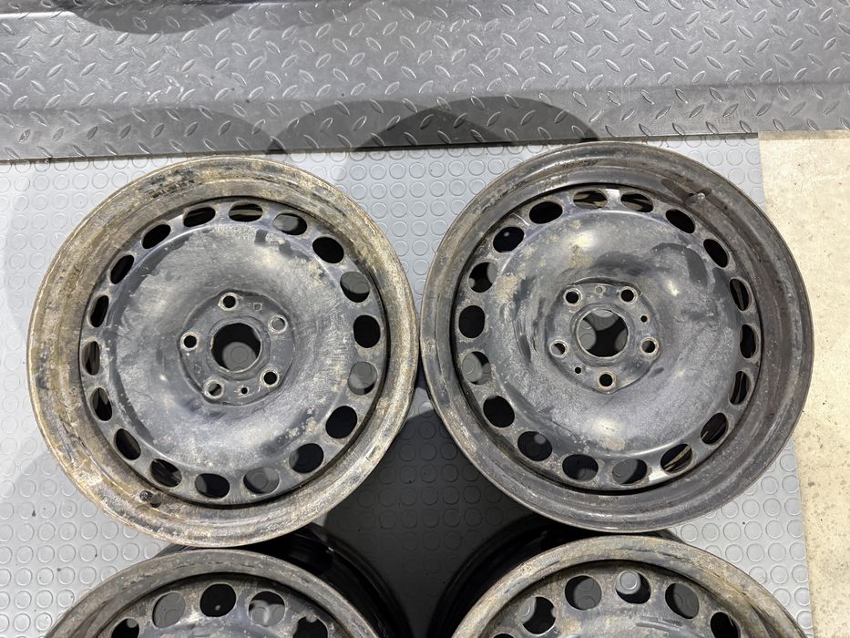 46р. Железни 16" Джанти 5х112 за -VW/AUDI/SKODA/VAG-6.5Jx16H2, ET33