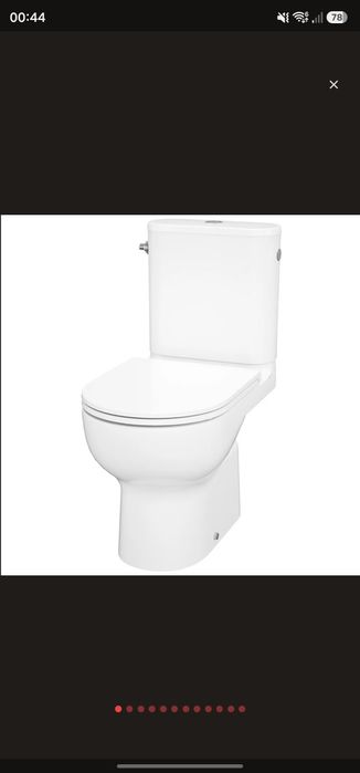 Set vas WC GOODHOME Cavally, evacuare verticala, rezervor 3-4.5l, capac SoftClose, ceramica, alb