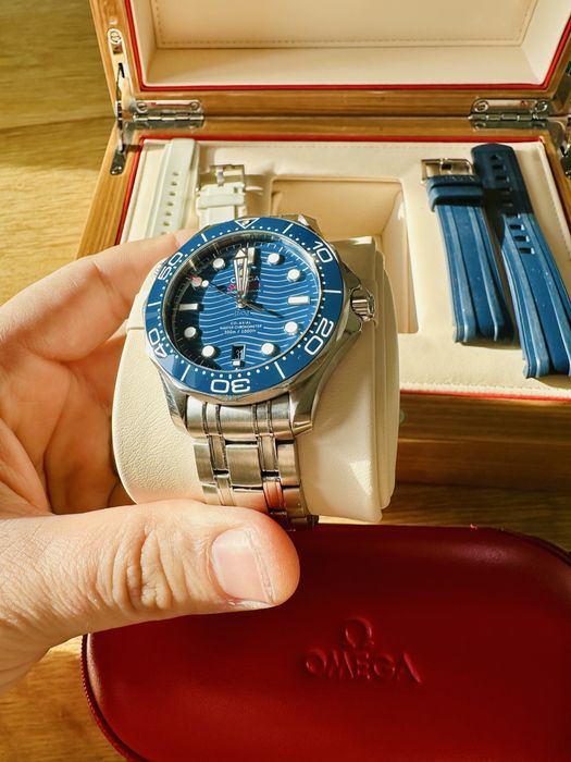 Omega Seamaster 300m, acte, cutie, stare impecabila