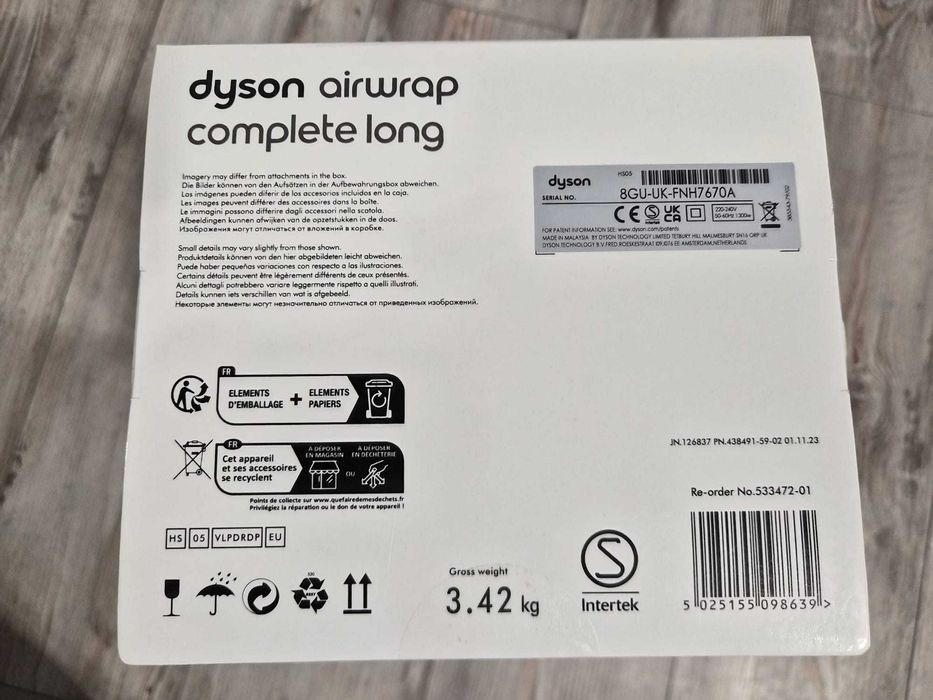 Dyson Airwrap Complete Long HS 05 Ceramic Pink /Rose Gold