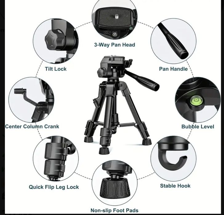 Стойка за телефон/фотоапарат, тринога