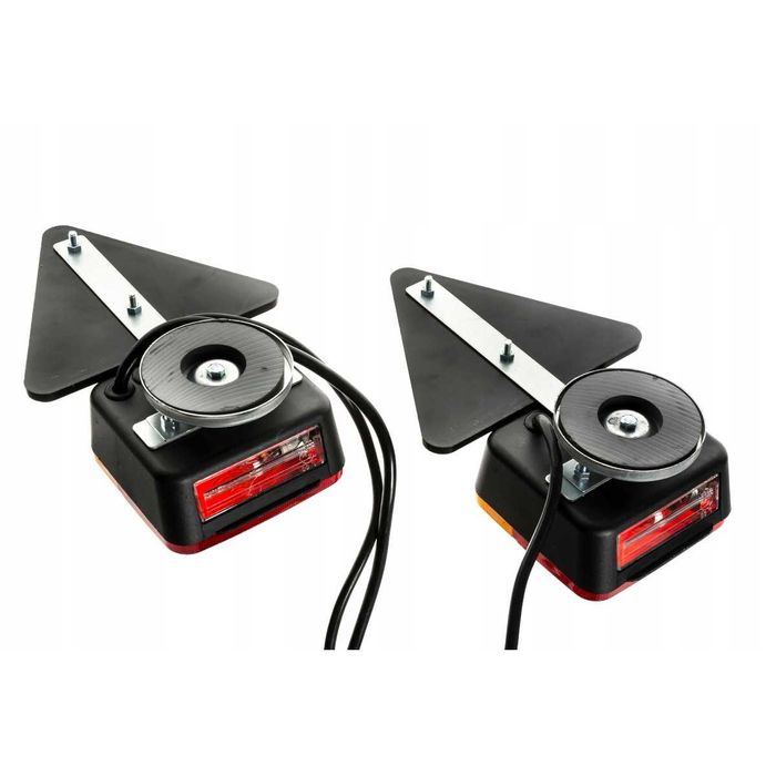 Комплект Магнитни стопове за ремарке със светлоотразители и кабел 7.5м