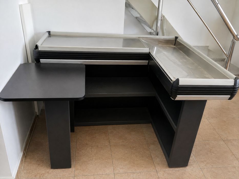 Masa casa de marcat - tejghea magazin cu blat inox