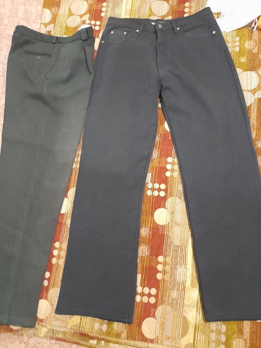 Брюки мужские толстые зимние идругое