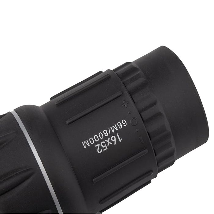 Monocular DEPOX®, Hawk Sight, 16x52, negru, 15 cm, husa inclusa