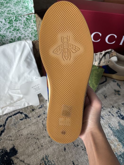 Gucci Screener beige blue orange