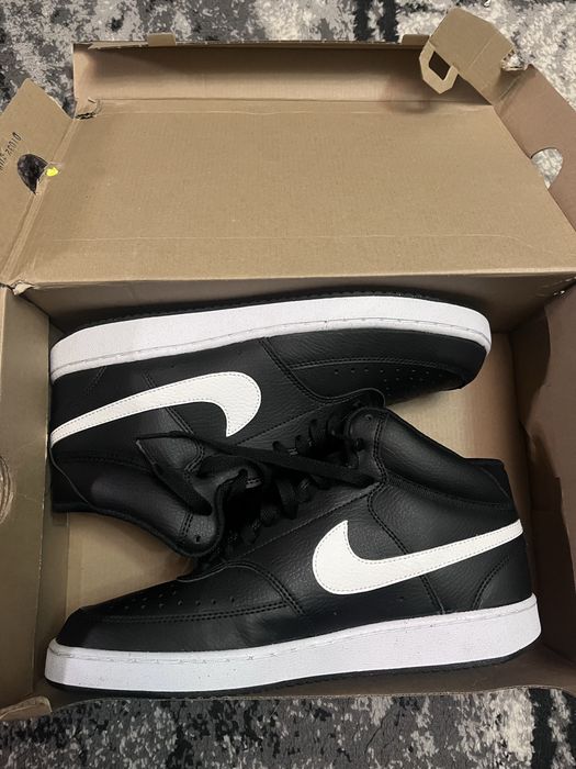 Nike Court Vision Mid (Black/White)