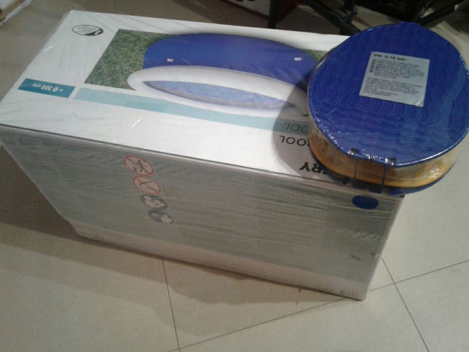 Piscina cu sistem de filtrare, 3m x76cm, inel gonflabil, noua,sigilata