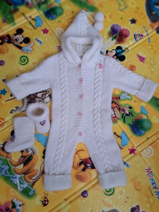 Комбез ромпер вязанный 92