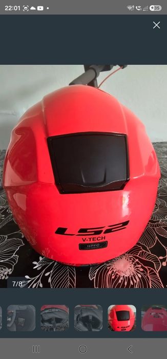 Casca moto la2 flip up cu ochelari