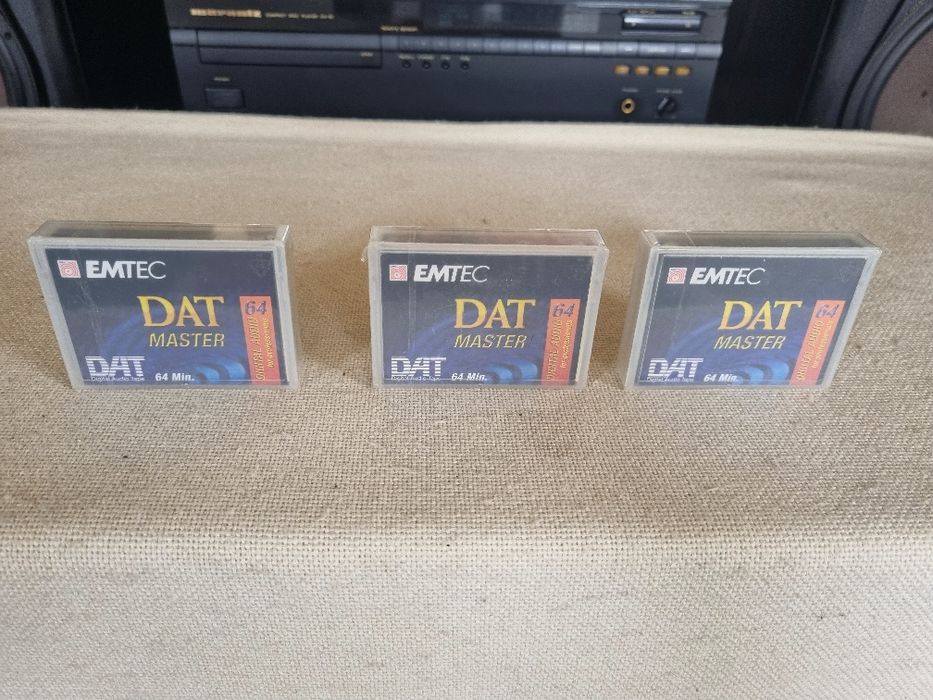 Pachet 3 buc Casete Audio DAT Emtec (Basf). Noi sigilate.