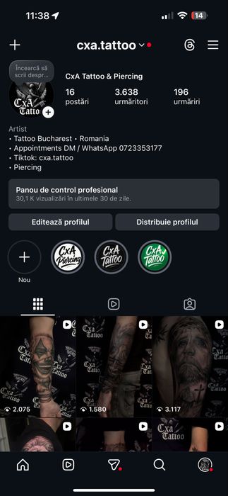 Tatuaje Bucuresti (Raspund doar pe WhatsApp)