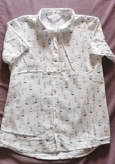 Ризи рипс, дънкова, с къс ръкав 10-11 години