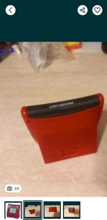 Technoline Ceas de Birou WT 221 T rosu