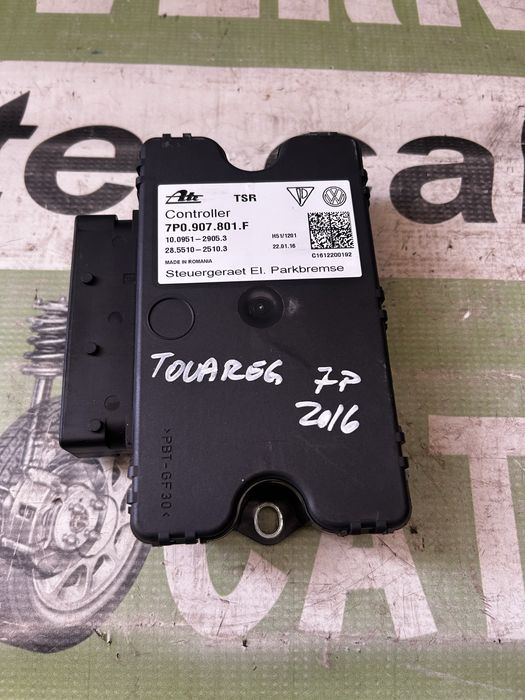 Modul control frână electrică Volkswagen Touareg 7P 7P0 907 801 F