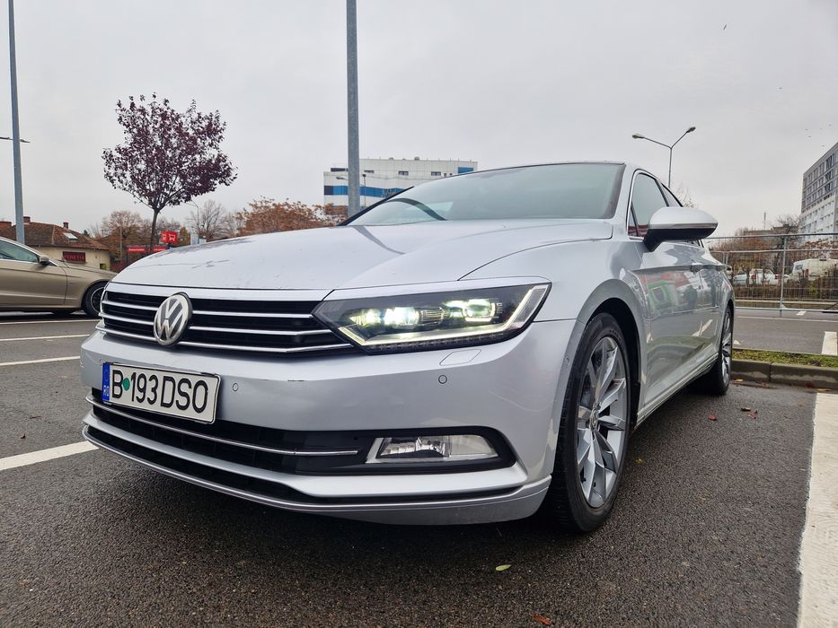 Passat B8 2.0TDI 130.000km Unic proprietar 13.900 fara roti vara 18"