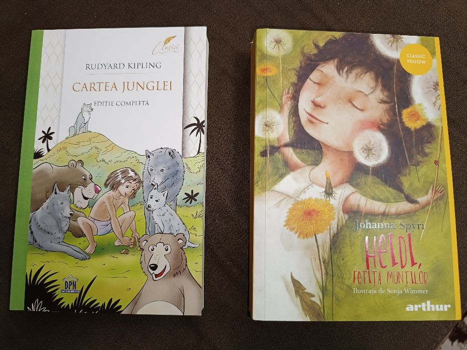 Doua carti lectura copii clase primare
