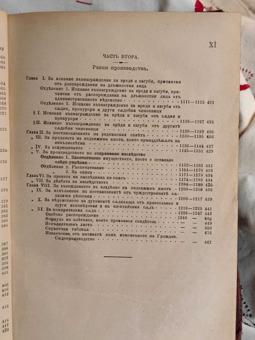 Книга Гражданско Съдопроизводство с Тълкуванията Му От ВКС  1897 г