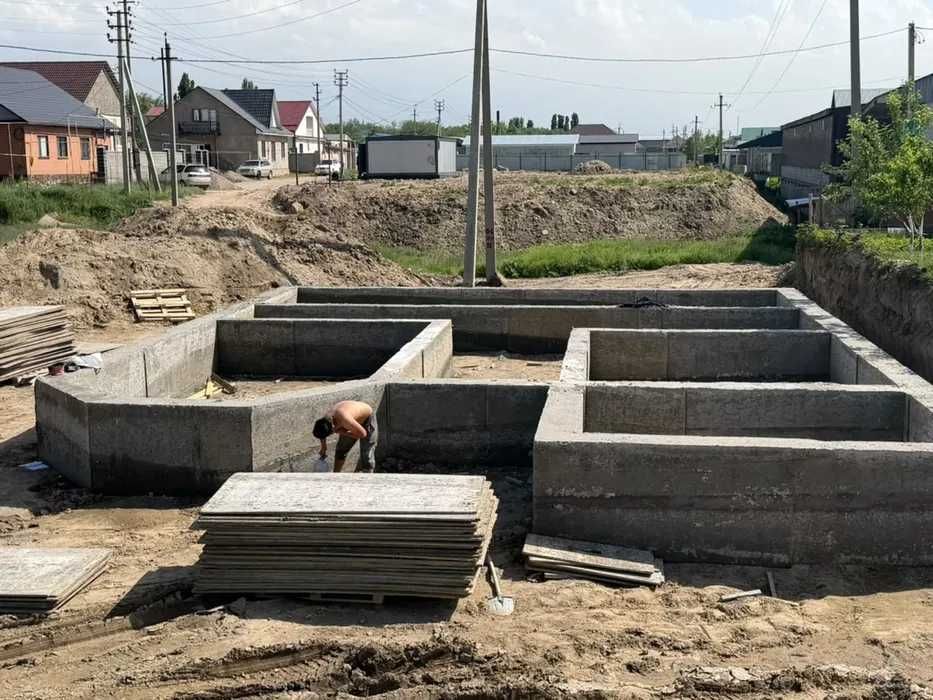 Бетонирование. Фундамент. Бетон. Стяжка. Фундамент под ключ