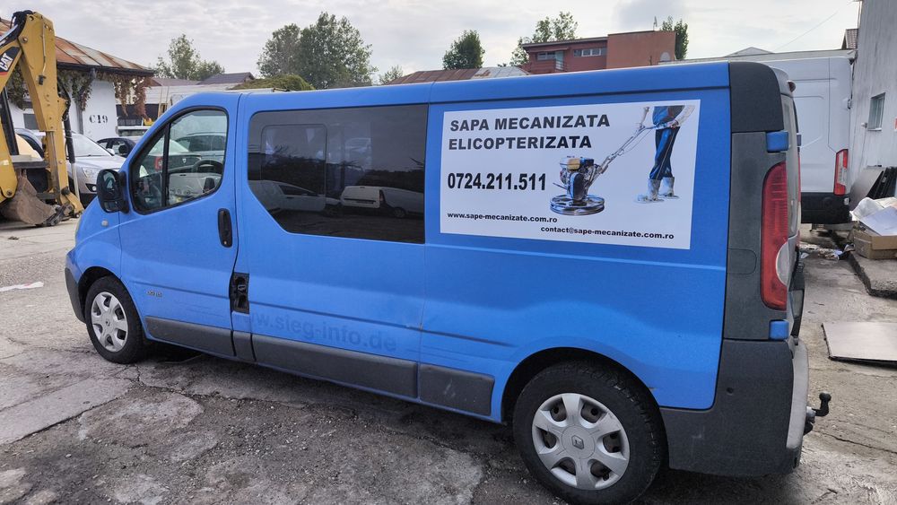 Sapa mecanizata semiumeda elicopterizata