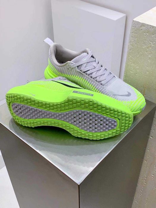 Нови мъжки маратонки Nike Invincible Run FK Flyknit 4 Green Grey