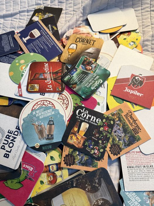 Colectie lot reclame bere suport de pahar panouri