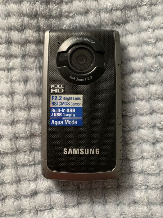 Pocket Video Camera SAMSUNG HMX-W200 Rugged HD Waterproof Camcorder