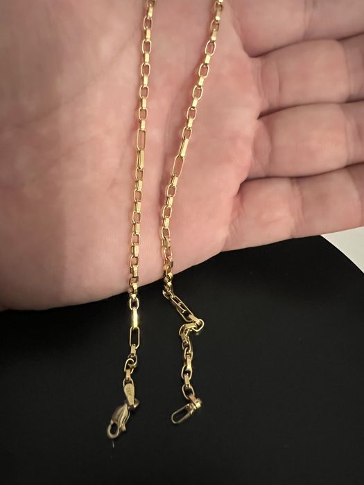 Lant aur barbatesc 14 k, -5,5grame, - lungime 50cm.