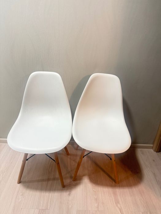 Стулья белые 2шт IKEA