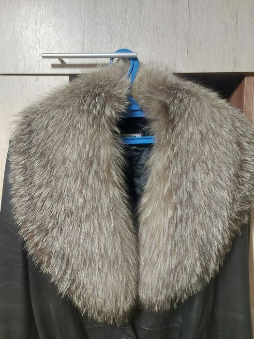 Продам пальто кожанное