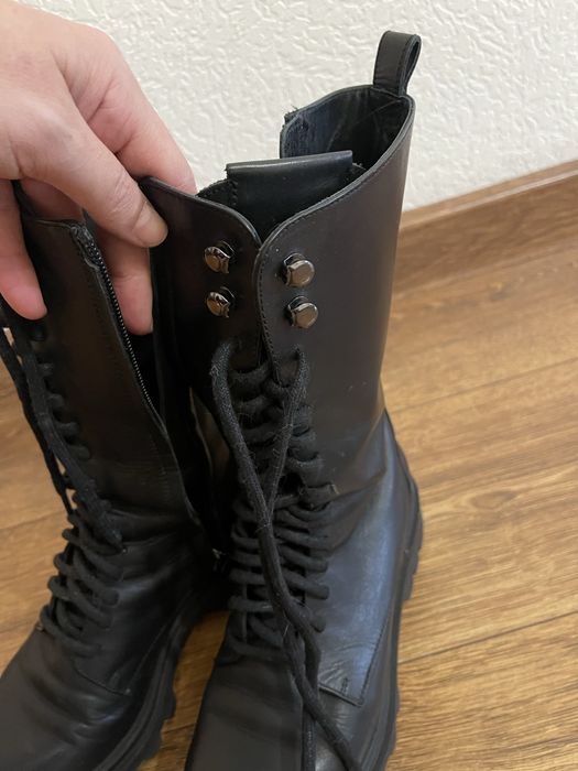 Кожанные ботинки