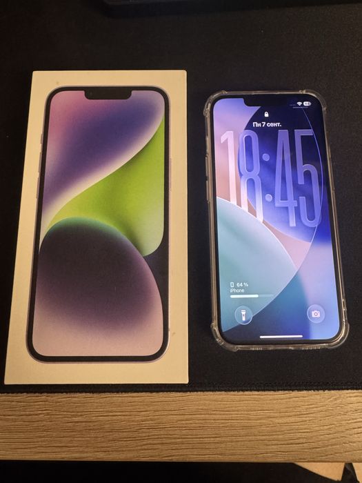 Продам Iphone 14 128gb с коробкой