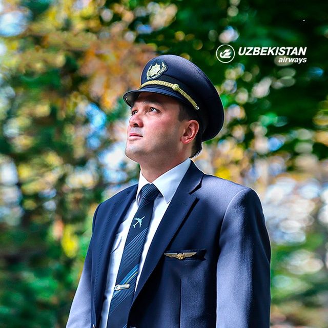 Фуражка пилота Uzbekistan Airways uchuvchi furashka