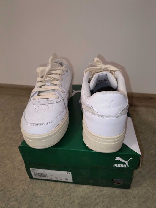 Кецове PUMA цвят бял+слонова кост