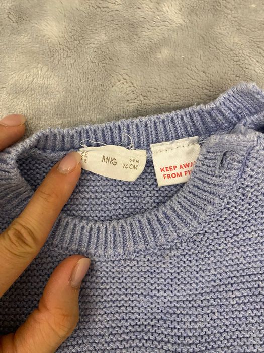 Детский трикотажный комплект свитер и брюки  MANGO