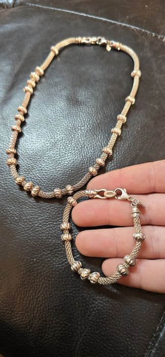 Set colier și brățară argint Folli Follie