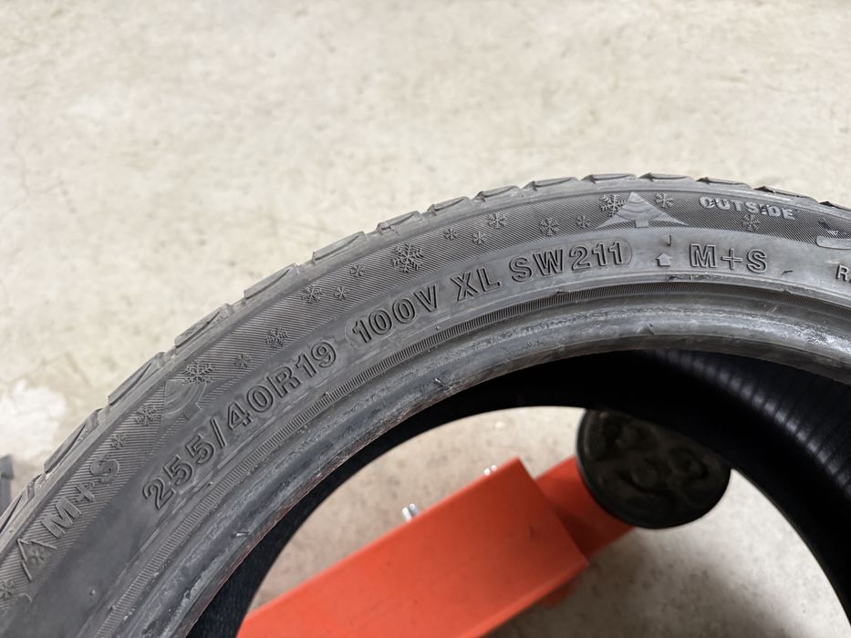 4бр. Зимни Гуми С Борд 255/40R/19 XL -WANLI- DOT:2920- 6.2мм+5.2мм *80€ за Комплект*