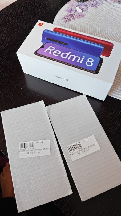 2бр. Стъклени протектори за смарт фон Xiaomi redmi 8