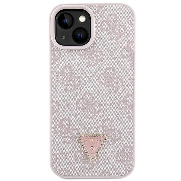 Guess guhcp15sp4tdscpp iphone 15 / 14 / 13 6.1" pink hardcase crossbod